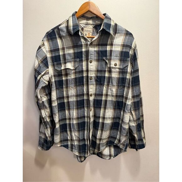 GH Bass Earth | Shirts & Tops | Men’s Plaid Flannel Size Medium - Picture 1 of 3